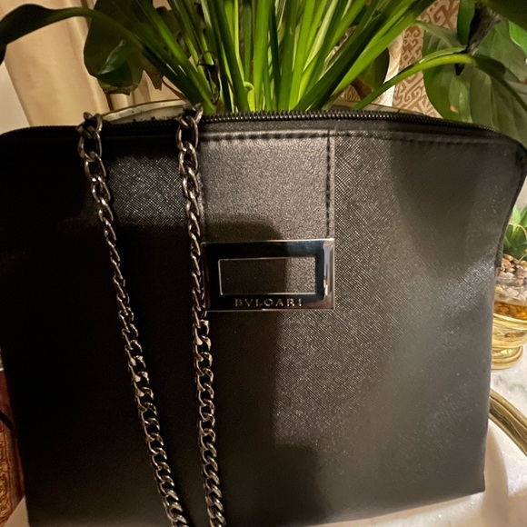 Black Bulgari Women's Bag. EUC - Picture 2 of 2
